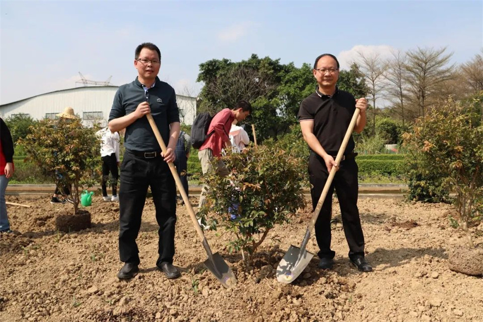 “益企植树吧”丨世寰智能联合桂城高才会，开展植树节主题党建活动